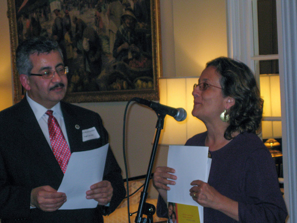 Angel Luis Irene with Award Recipient